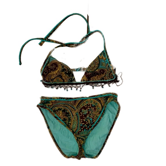 Endless Sun 3 piece paisley bikini set - Picture 9 of 14